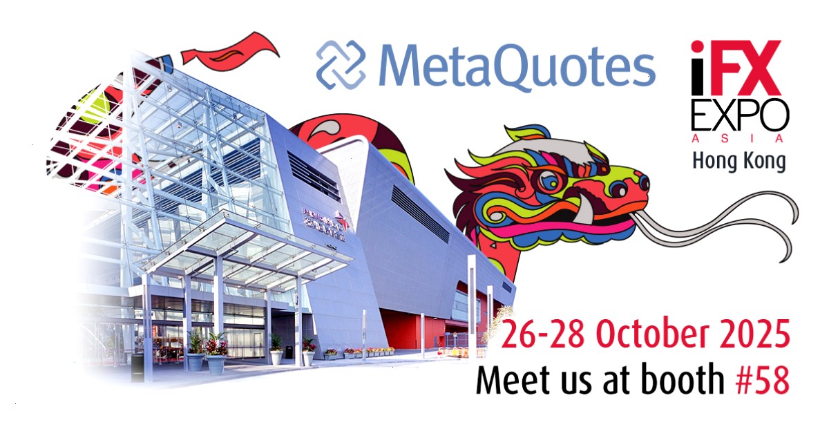 MetaQuotes —— 香港 iFX Expo Asia 2025 黄金赞助商（封面配图）